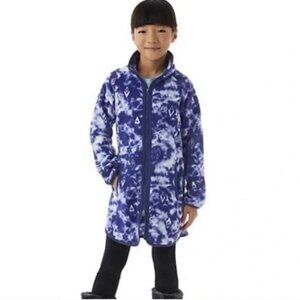 Columbia Disney Frozen II Kids Fleece Jacket L Blue Tie-Dye